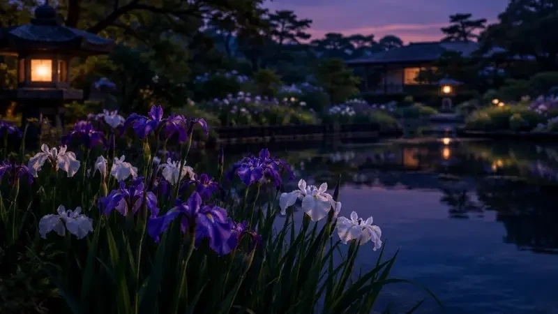 玉蝉花的夏夜盛开 封面